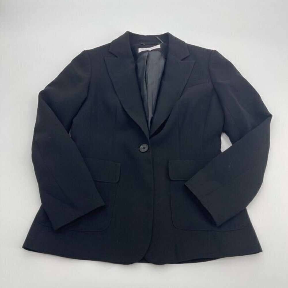 Calvin Klein Womens Blazer 2 Professional Business Jacket Lined Button Closure